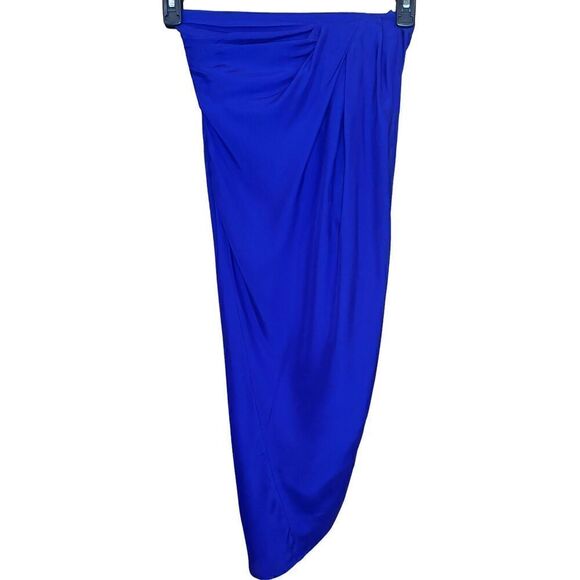 Gauge81 Paita Ultramarine Silk Asymmetrical Wrap Skirt NWOT Size XS - Picture 2 of 5